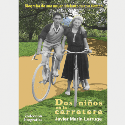 Dos niños en la carretera