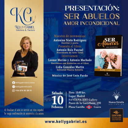 Kelly Gabriel presenta en Madrid SER ABUELOS
