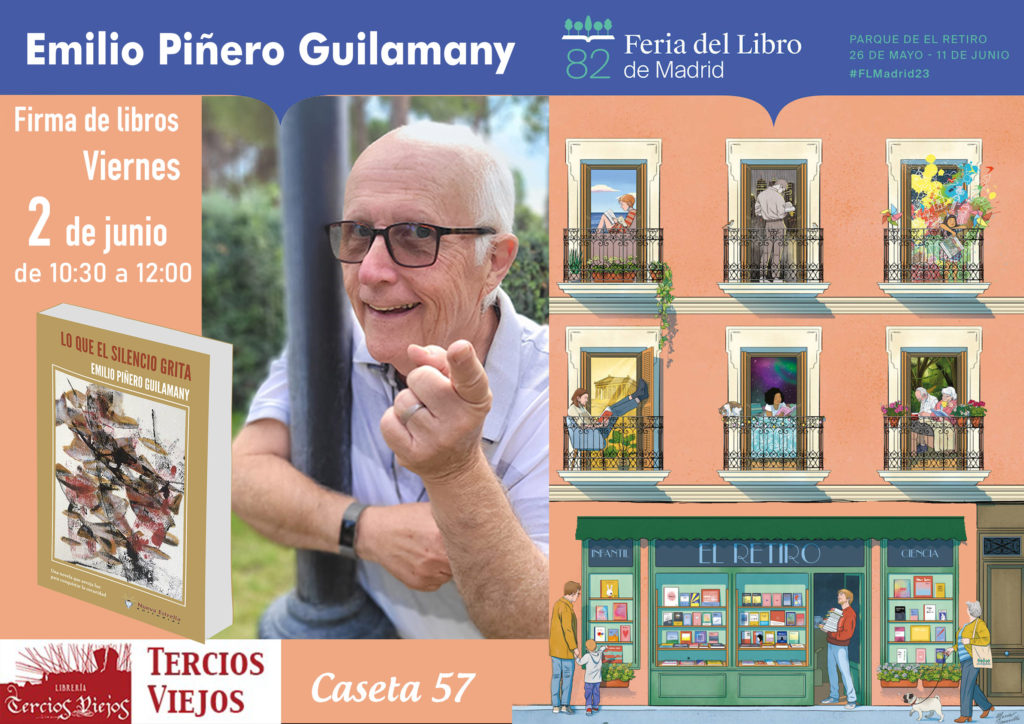 Emilio Piñero firma Lo que el silencio grita